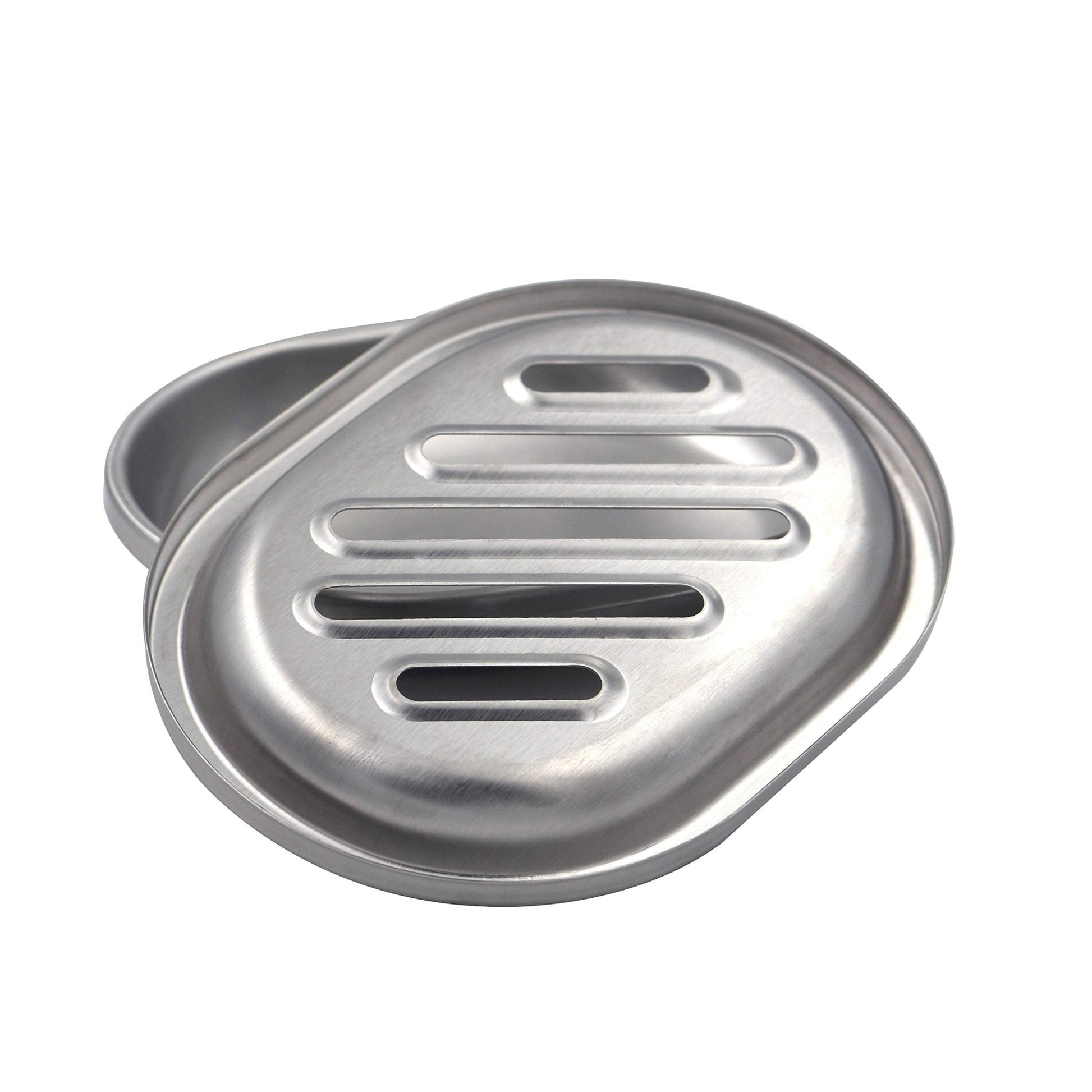 SPARRO: Double Layer Stainless Steel Soap Holder with Draining Tray - The Tribalist