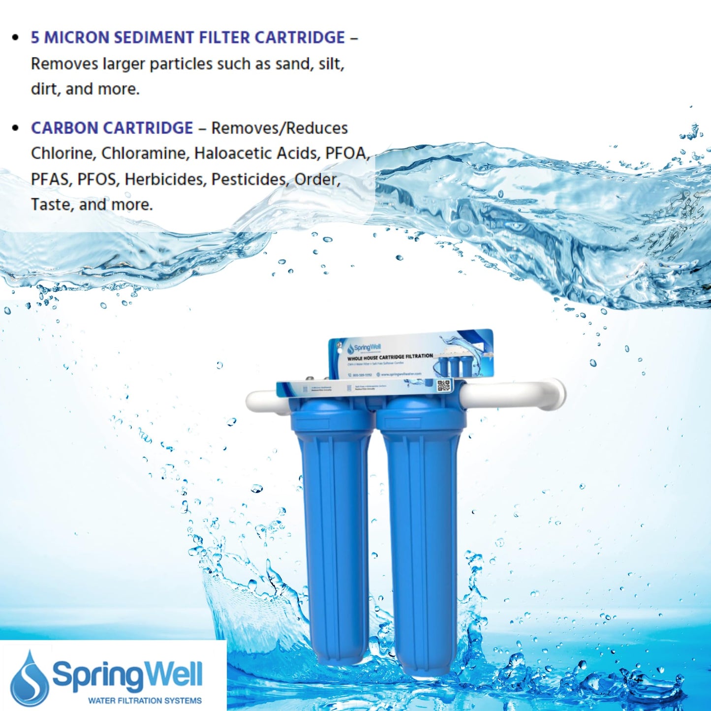 SpringWell: Whole House Cartridge Water Filter System - The Tribalist