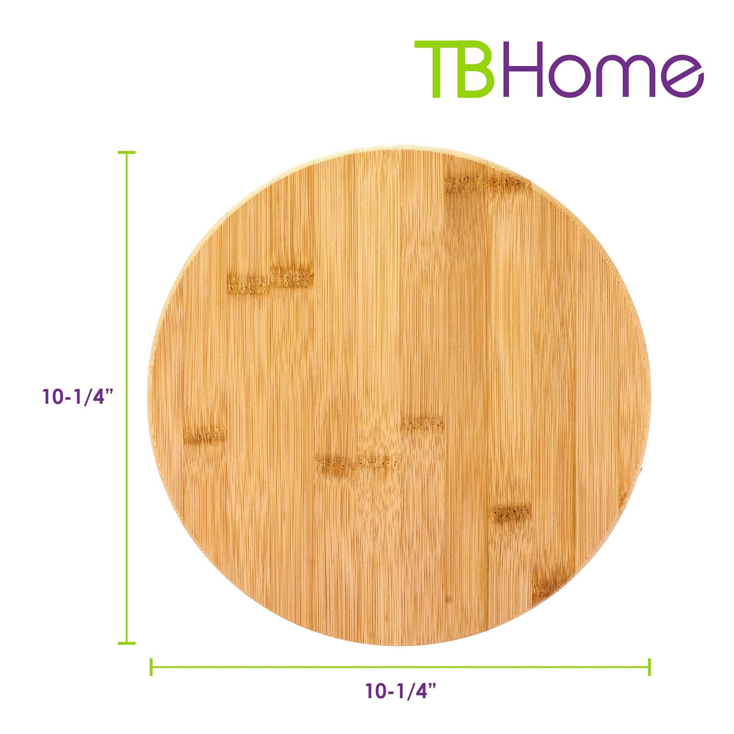 The Tribalist - TB Home: Acacia Wood Lazy Susan Organizer