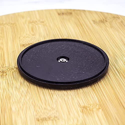 The Tribalist - TB Home: Acacia Wood Lazy Susan Organizer