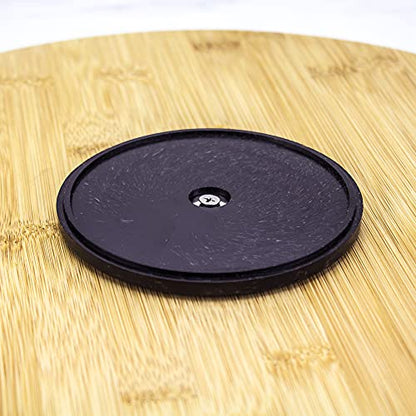 The Tribalist - TB Home: Acacia Wood Lazy Susan Organizer