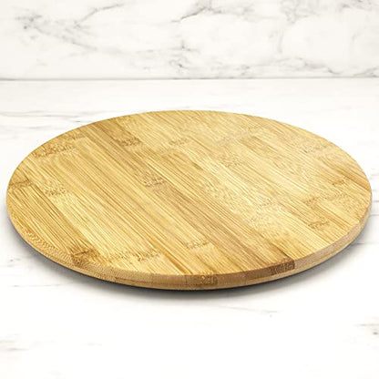 The Tribalist - TB Home: Acacia Wood Lazy Susan Organizer