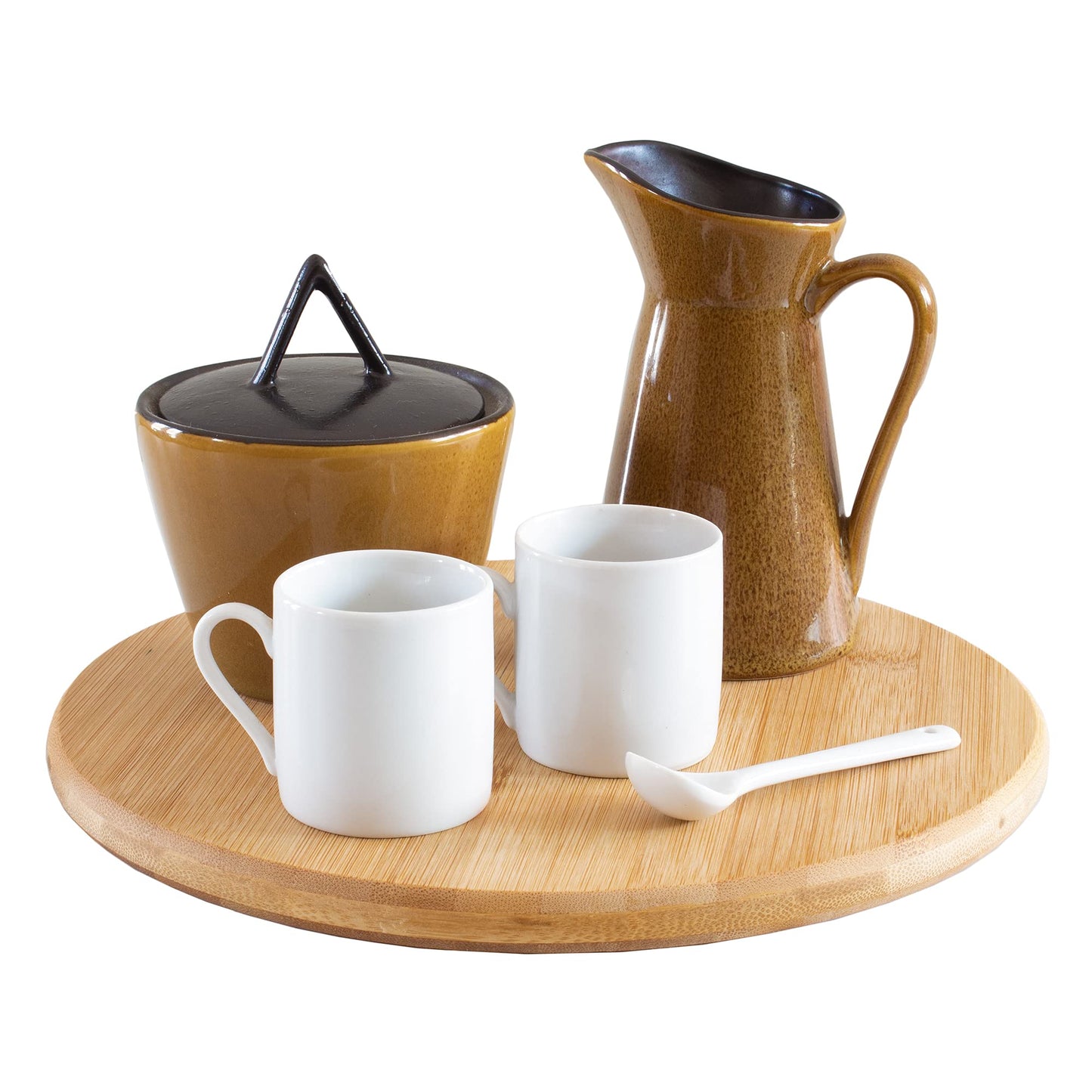 The Tribalist - TB Home: Acacia Wood Lazy Susan Organizer