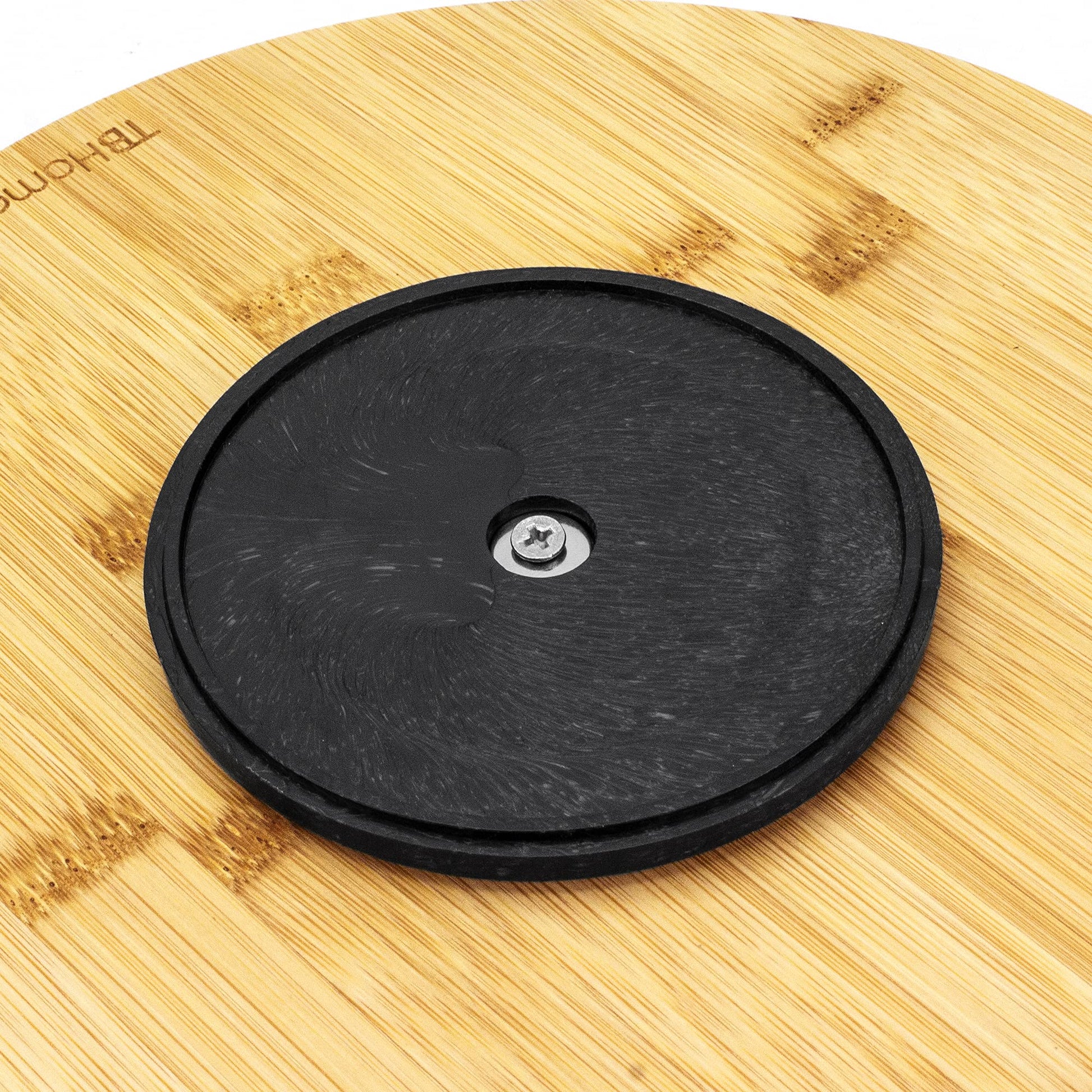 The Tribalist - TB Home: Acacia Wood Lazy Susan Organizer