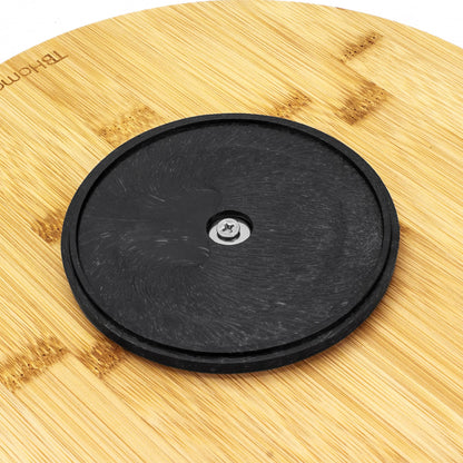 The Tribalist - TB Home: Acacia Wood Lazy Susan Organizer