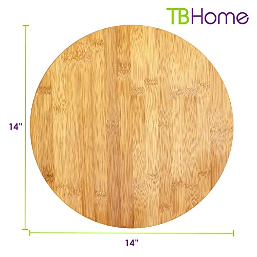 The Tribalist - TB Home: Acacia Wood Lazy Susan Organizer