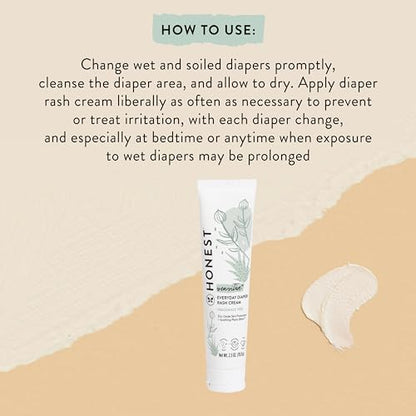 The Honest Company: Hypoallergenic Diaper Rash Cream - Moisturizing & Calming Zinc Oxide Ointment - The Tribalist