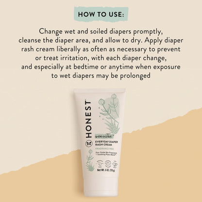 The Honest Company: Hypoallergenic Diaper Rash Cream - Moisturizing & Calming Zinc Oxide Ointment - The Tribalist