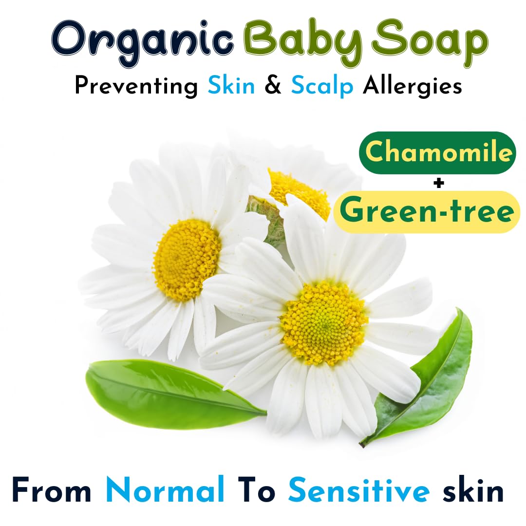 The Tribalist - Baby wash and Shampoo | Organic Baby Soap Bar | HYPOALLERGENIC Baby Bath Soap | Sensitive Skin