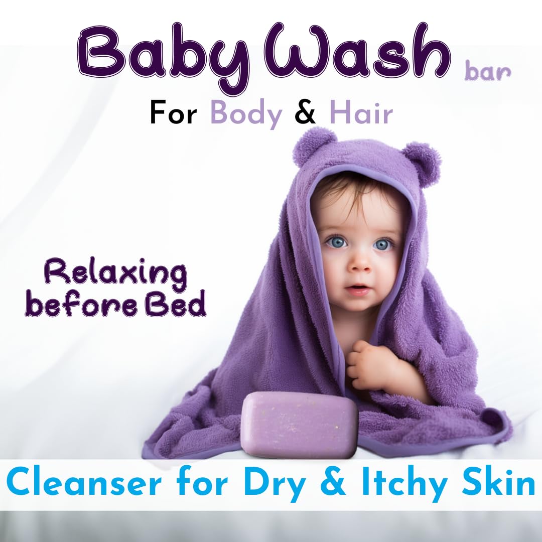 The Tribalist - Baby wash and Shampoo | Organic Baby Soap Bar | HYPOALLERGENIC Baby Bath Soap | Sensitive Skin