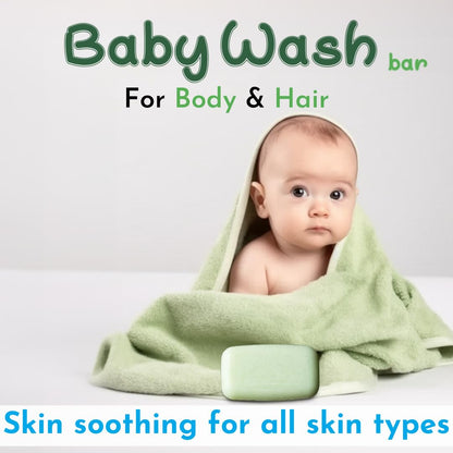 The Tribalist - Baby wash and Shampoo | Organic Baby Soap Bar | HYPOALLERGENIC Baby Bath Soap | Sensitive Skin