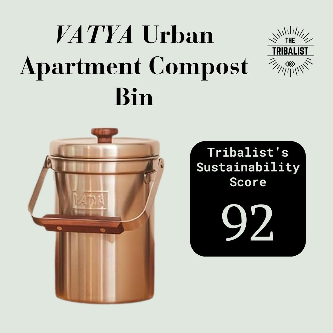 VATYA: Stainless Steel Kitchen Compost Bin - The Tribalist