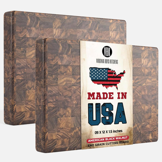 Virginia Boys Kitchens: End Grain Cutting Board - American Black Walnut - The Tribalist