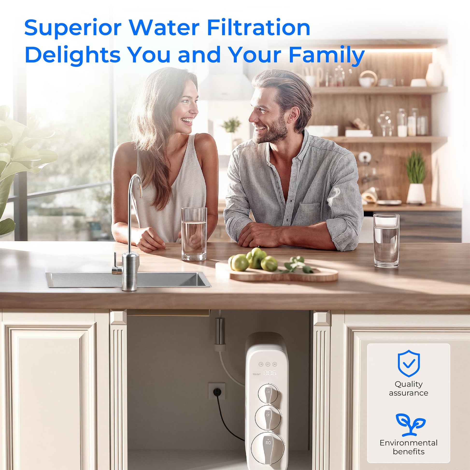 Waterdrop: G3P800 Reverse Osmosis Water Filter System - The Tribalist