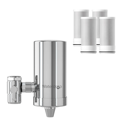 The Tribalist - Waterdrop: Stainless-Steel Faucet with Carbon Block Water Filter System