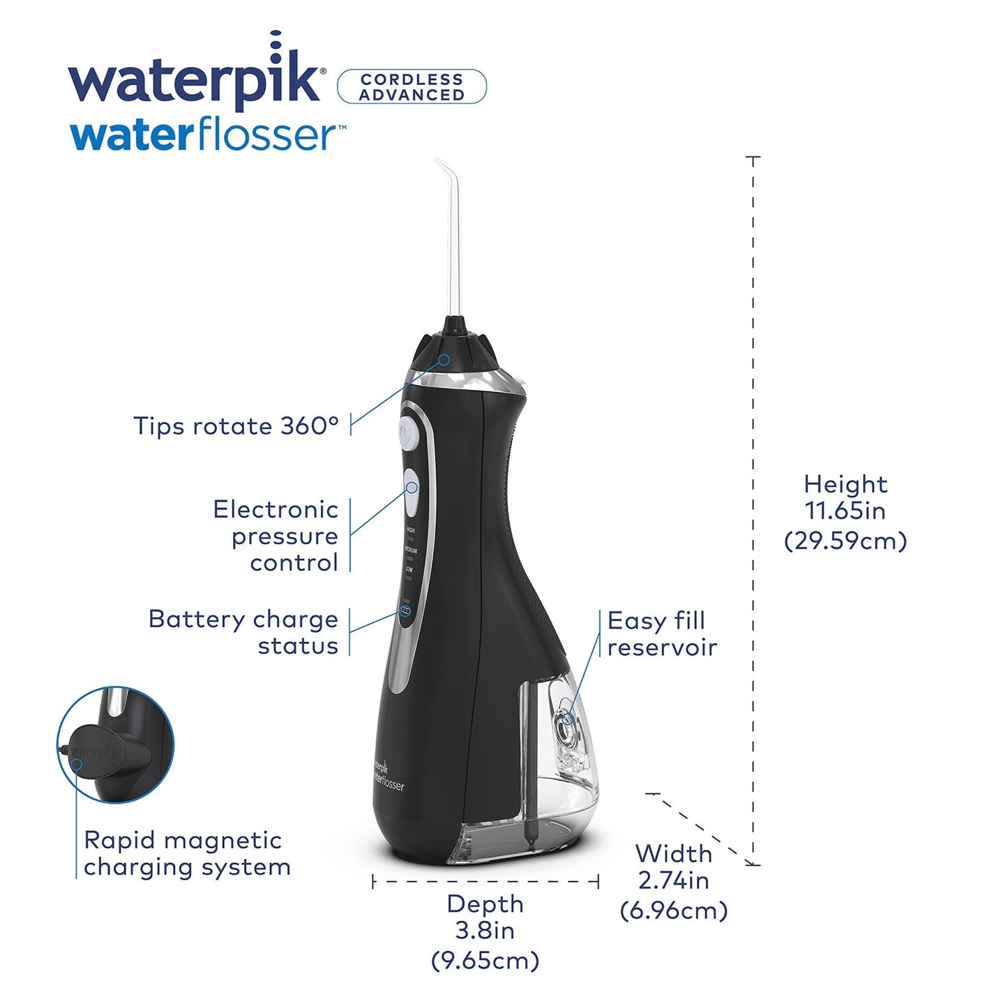 WaterPik: Cordless Advanced Portable Water Flosser - The Tribalist