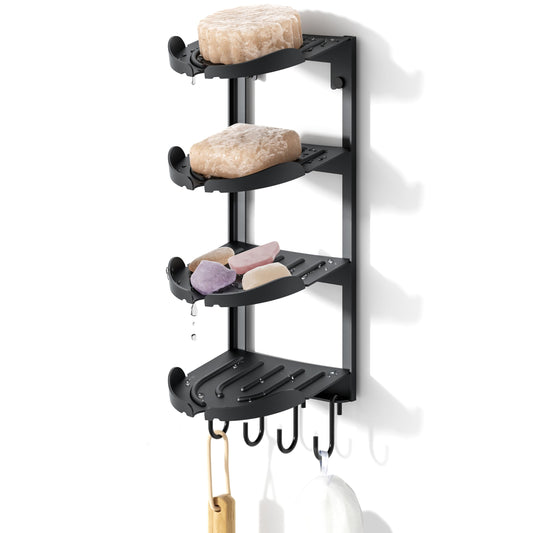 The Tribalist - Winkine: 4 Tier Rust-Resistant Bar Soap Holder for Shower