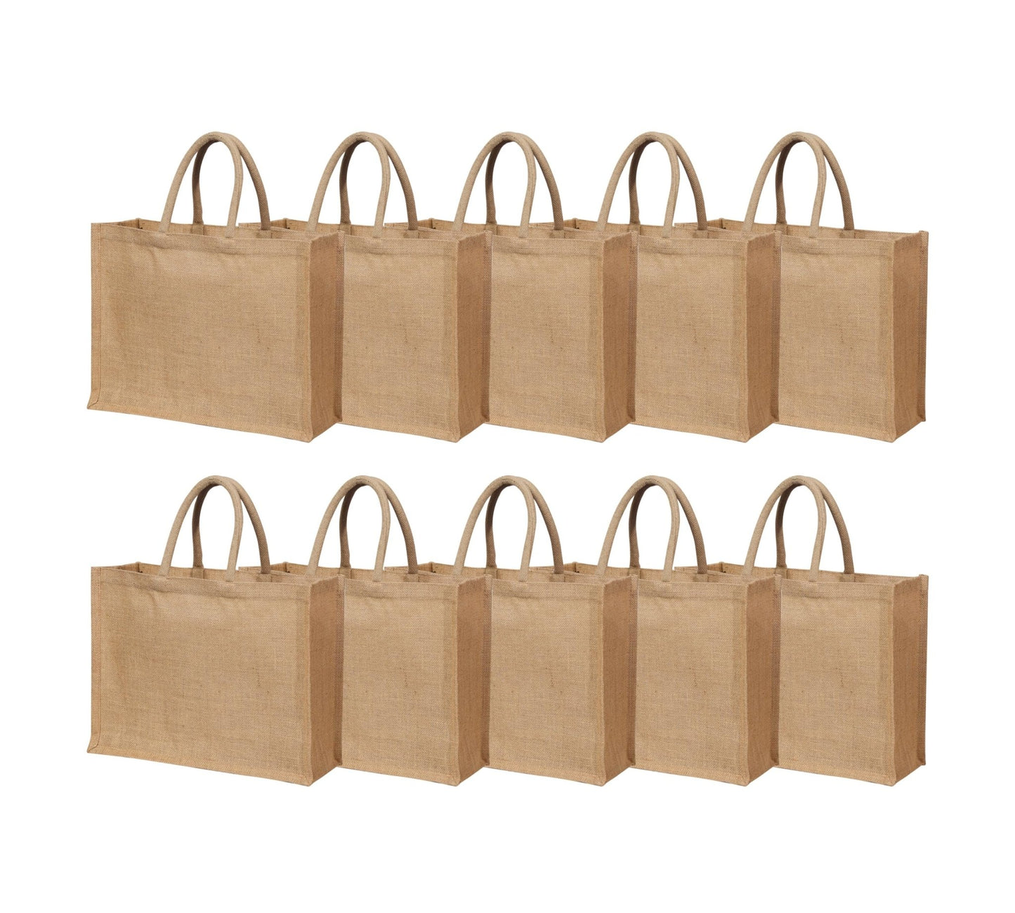 Yogi's Gift: Tote Bag with Handle - 100% Natural Jute Bag - The Tribalist