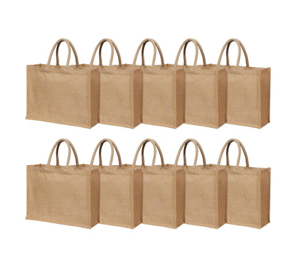 Yogi's Gift: Tote Bag with Handle - 100% Natural Jute Bag - The Tribalist