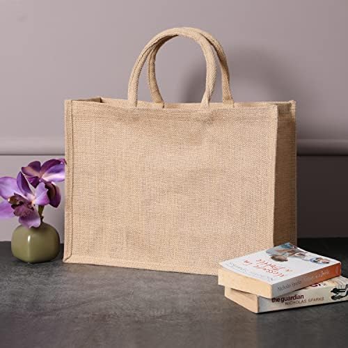 Yogi's Gift: Tote Bag with Handle - 100% Natural Jute Bag - The Tribalist