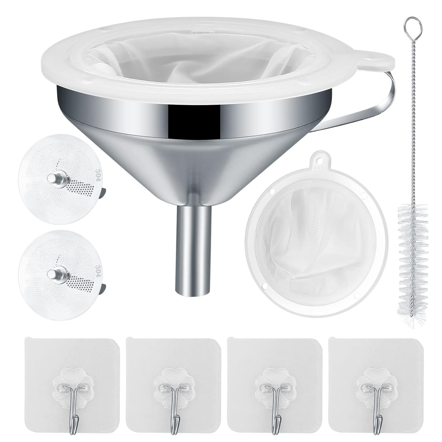 YOUYIDUN: Stainless Steel Kitchen Funnel Set - The Tribalist